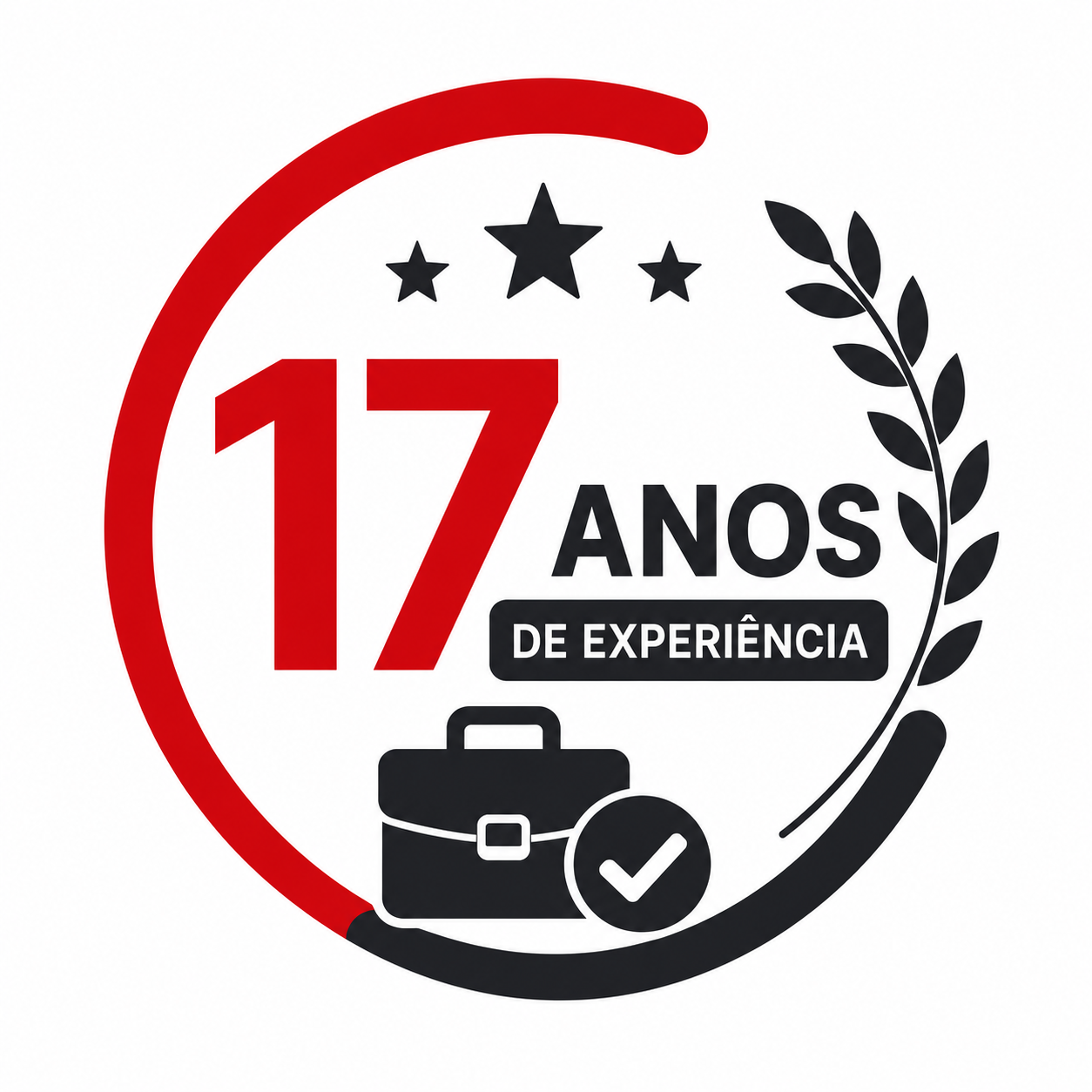 +17 Anos de Experiência